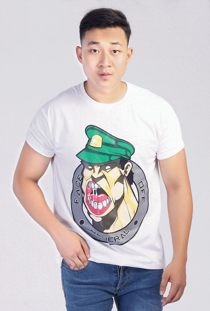 General Design Printed T-shirt (White)